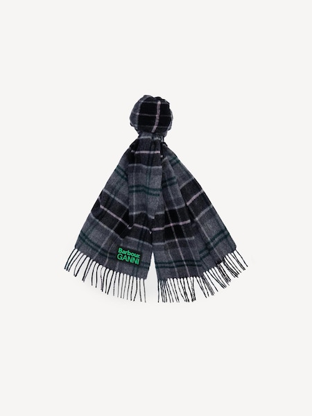 Barbour® x GANNI Grey Scarf (E71040) | £145
