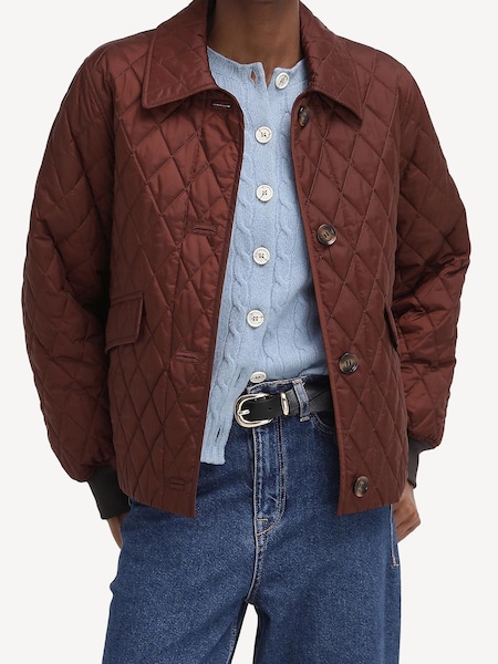 Barbour® x Alexa Chung Rust Brown Jacket (E71579) | £199