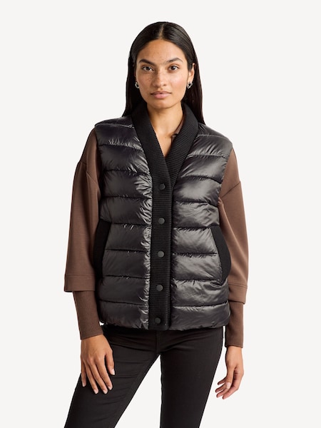 Black Colwyn Combo Boxy Gilet (E72267) | £160