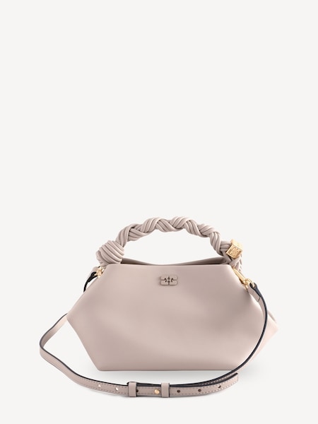 Grey Small Bou Mini Metallic Bag (E80387) | £375