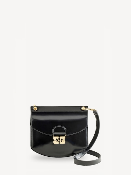 Black Small APO-G Patent Bag (E80388) | £425