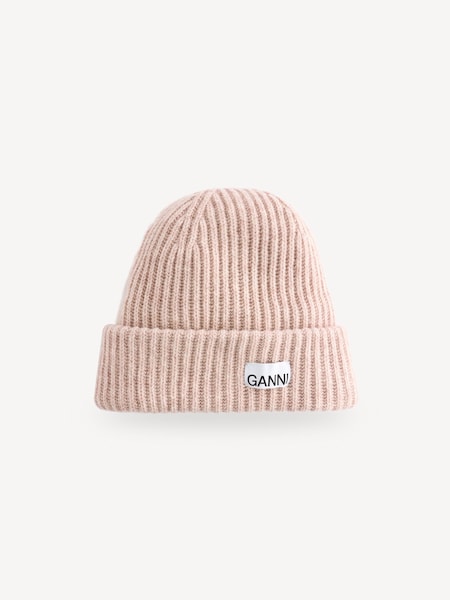 Cream Structured RIb Beanie (E80404) | £95
