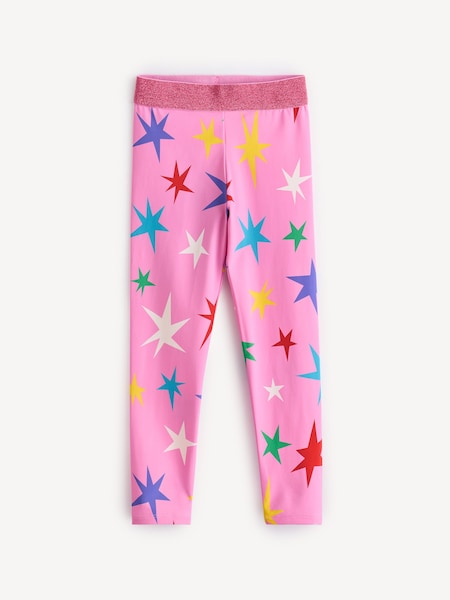 Pink Multicolour Star All Over Print Leggings (E84719) | £66