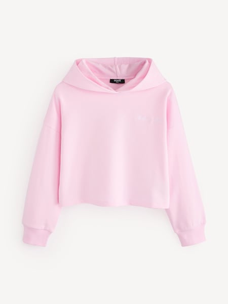 Kids Cropped Jersey Hoodie (E84720) | £149