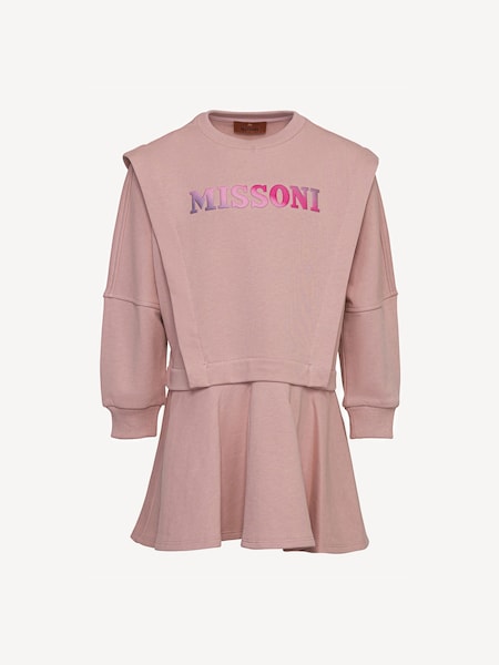 Pink Logo Jersey Dress (E84729) | £183