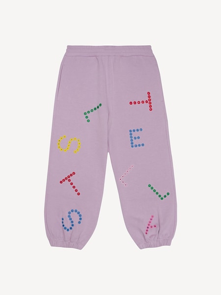 Purple Logo All-Over Print Cuffed Joggers (E84742) | £108