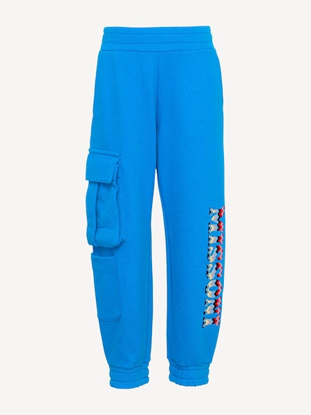 Blue Logo Joggers With Cargo Pocket Detail (E84743) | £195 - £205