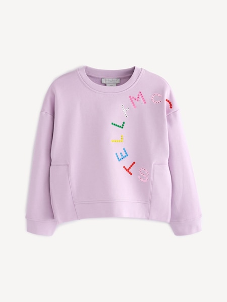 Purple Logo Sweatshirt (E84746) | £94