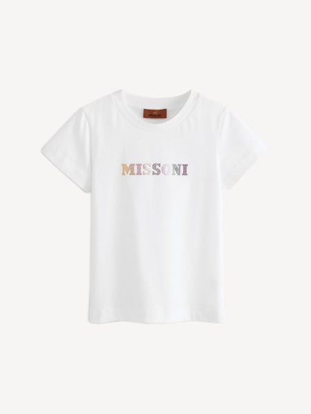 Logo Short Sleeve White T-Shirt (E84761) | £91 - £103