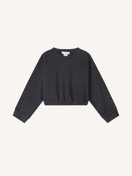 Cropped Black Sweatshirt (E84762) | £108