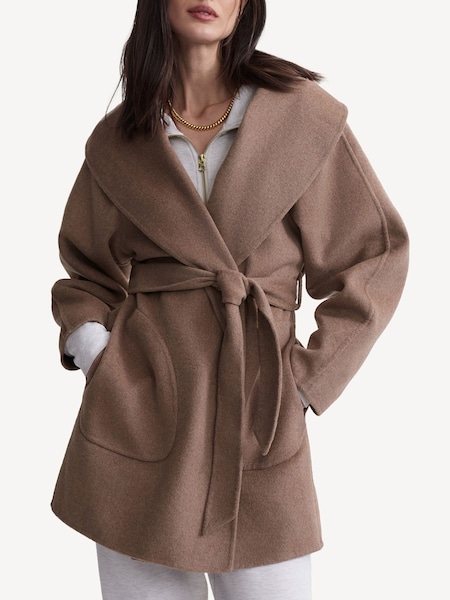 Brown Edgemere Wrap Jacket (E87583) | £280