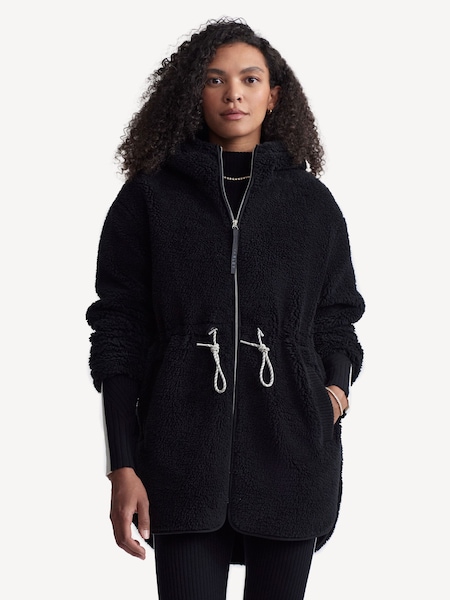 Black Lowens Sherpa Jacket (E87592) | £105
