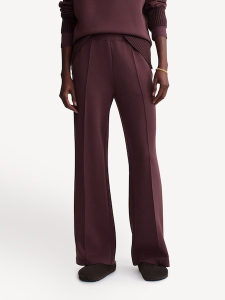 Deep Mahogany The Wide Leg 30 Joggers (E87598) | £100