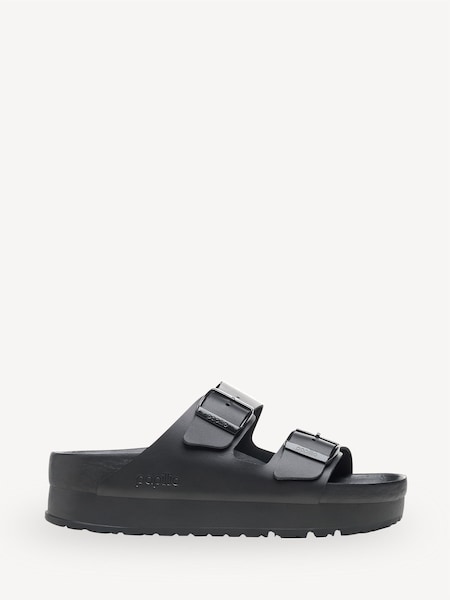 Black Arizona Papillio Leather Sandals (E87871) | £165