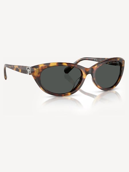 RL8226U Brown Oval Sunglasses (F02147) | £249