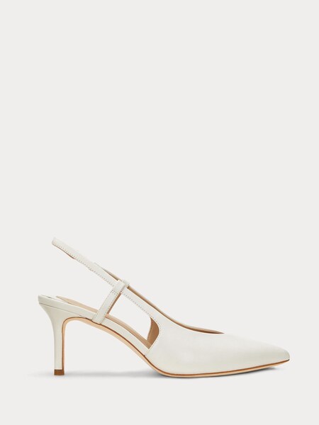 Khloe Leather Slingback Heels (F04277) | £149