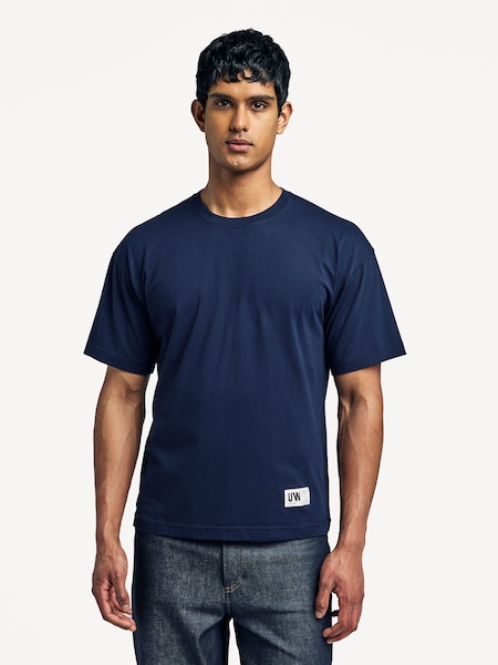 Blue Loose T-Shirt Single Jersey (F05962) | £55