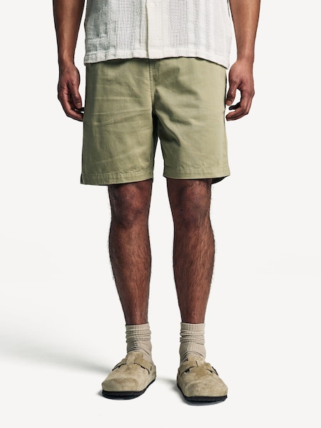 Brown Beach Twill Shorts (F05980) | £100