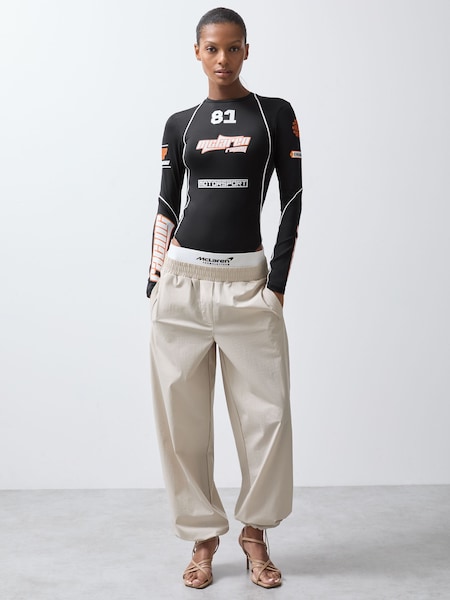 Black Bianca McLaren F1 Team Printed Race Bodysuit (F06888) | £110