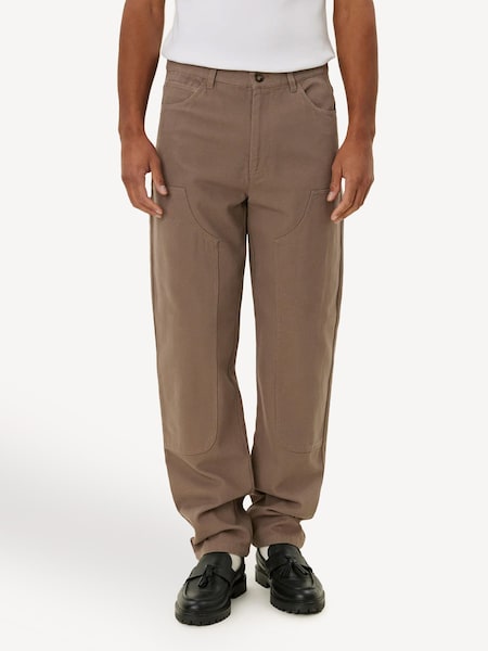 Brown Ryder Double Front Panel Carpenter Trousers (F07268) | £120