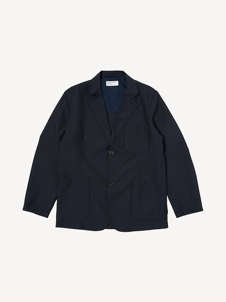 Blue Two Button Tropical Suiting Jacket (F07506) | £285