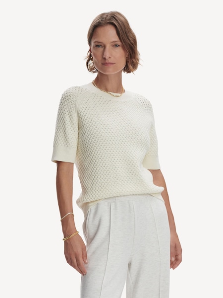 White Lucy Knit Top (F08225) | £90