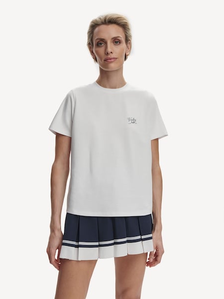 White Mattie Branded T-Shirt (F09429) | £65