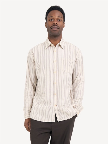New York Special Brown Pickman Shirt (F16039) | £150