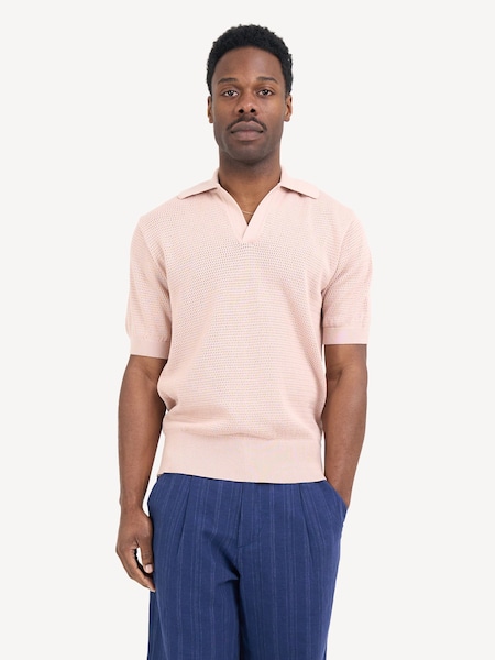 Pink Penhale Polo Shirt Nicholson (F16054) | £190