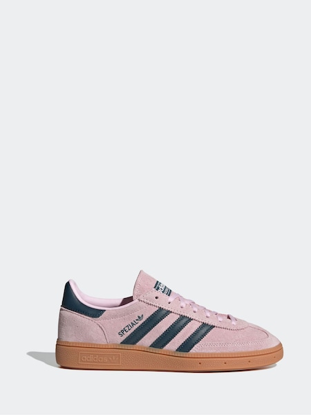 Pink/Blue Handball Spezial Trainers (F20464) | £90