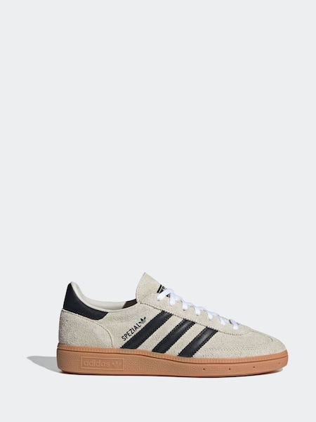 White/Black Handball Spezial Trainers (F20465) | £90
