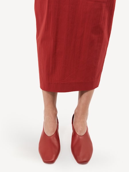 Red Soft Glove Ballet Flats (F23381) | £264
