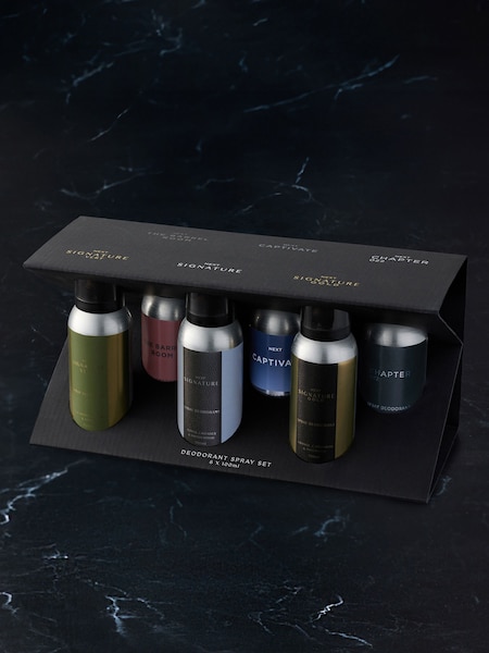 Set of 6 100ml Body Sprays Deodorant Gift Set (F23565) | £20