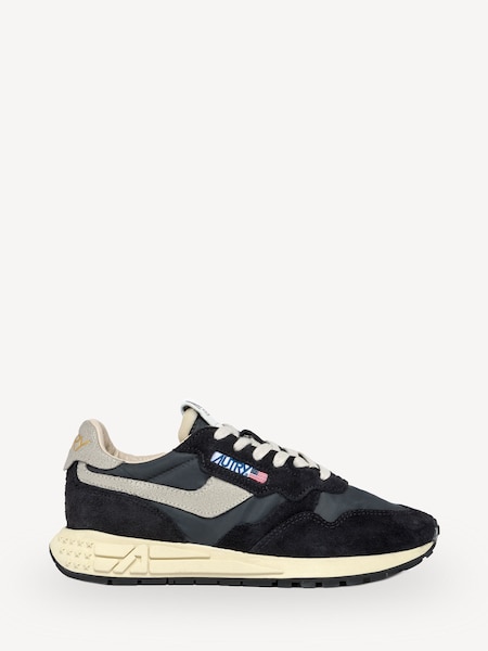 Black Mans Reelwind Low Trainers (F24464) | £165