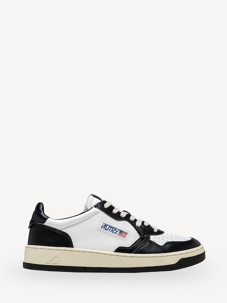 Black Mans Medalist Low Trainers (F24466) | £175