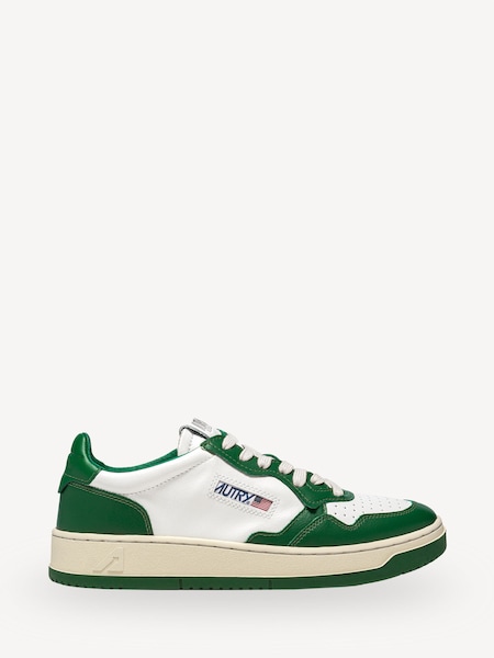 Green Mans Medalist Low Trainers (F24470) | £175