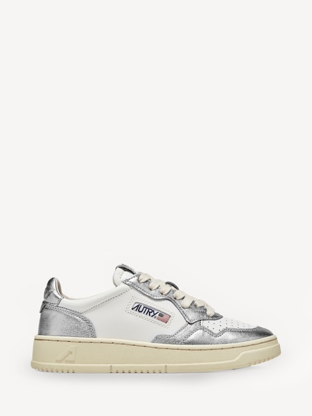 Silver Womens Medalist Low Trainers (F24473) | £185