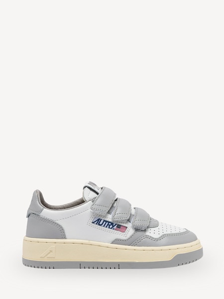 Grey Kids Kidstripes Low Trainers (F24694) | £145