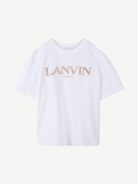 White Short Sleeve T-Shirt With Logo (F25168) | £125 - £139