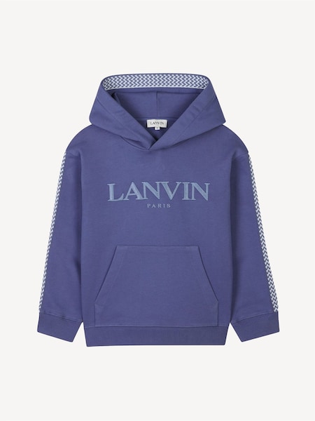 Blue Logo Hoodie With Tipping Detail (F25174) | £185 - £199.95