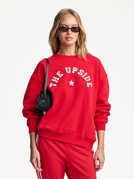 Red Ranchero Saturn Crew Sweater (F27019) | £110