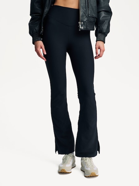 Black Peached Florence Flare Leggings (F27027) | £90