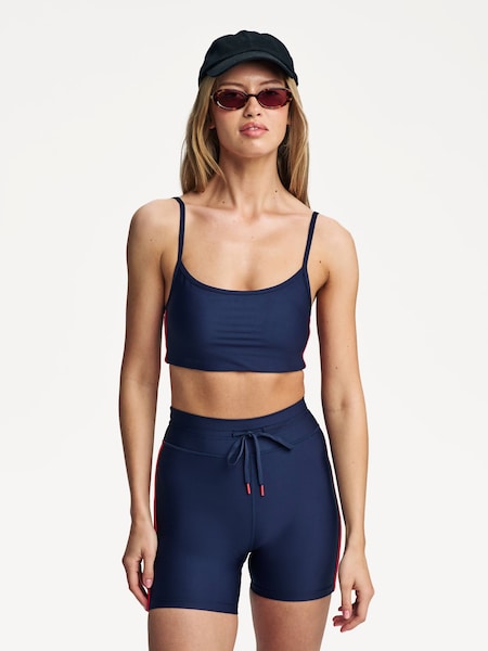 Blue Oxford Hutton Scoop Neck Bra (F27030) | £65
