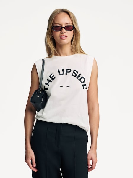 White Muscle Tank (F27036) | £65