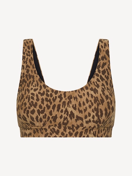 Brown Panthera Daisy Scoop Neck Bra (F27042) | £65