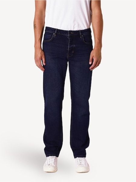 Mid Indigo Ray Straight Hunter Jeans (F27858) | £180