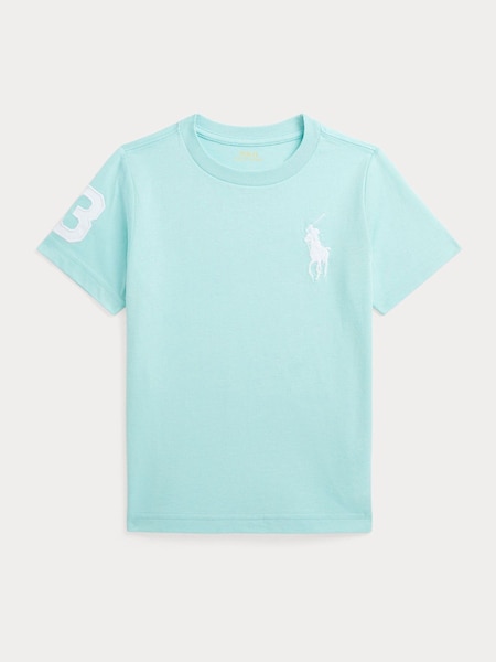 Green Boys Big Pony Jersey T-Shirt (F28458) | £45