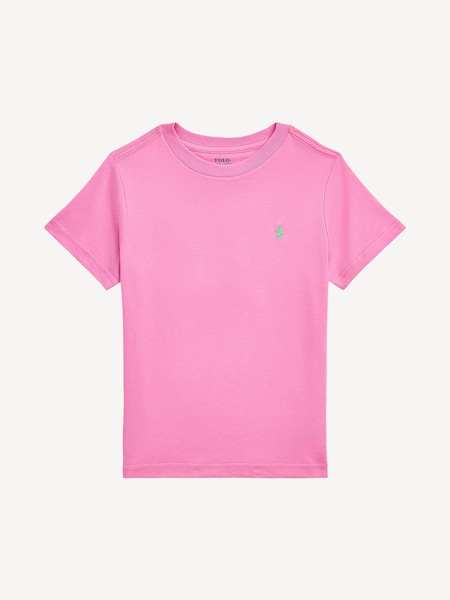 Pink Boys Jersey Crewneck T-Shirt (F28469) | £45