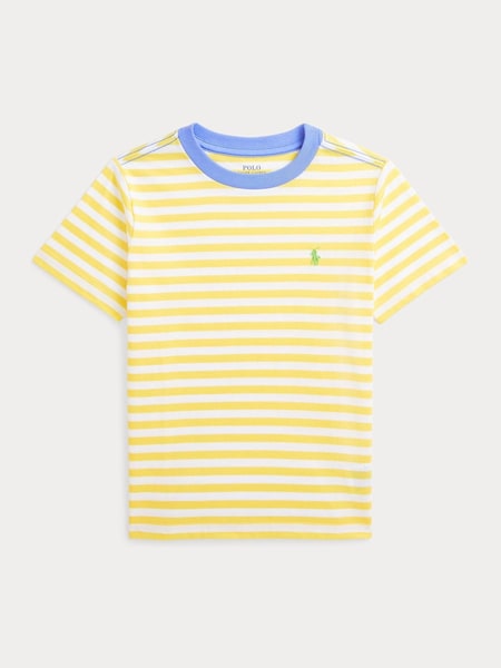 Yellow 26/1 100% Cotton Jersey T-Shirt (F28475) | £45