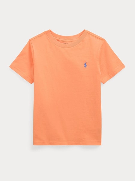 Orange Boys Jersey Crew-Neck T-Shirt (F28481) | £42 - £45